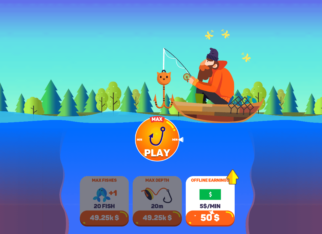 Tiny Fishing - Play Tiny Fishing on GameComets